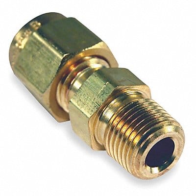 Compression Fitting 1/8 MNPT Brass