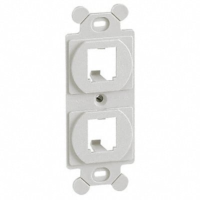 106 Module Frame Mini Com 2 Port Off Wht