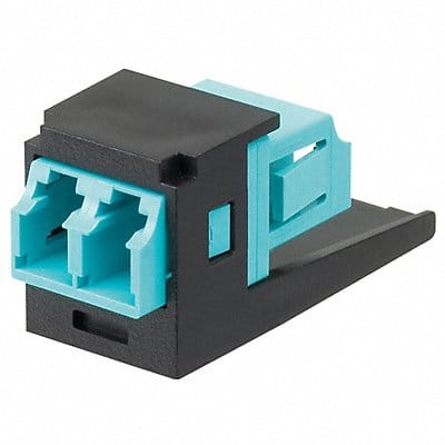 Adapter Multimode Duplex LC Fiber Black