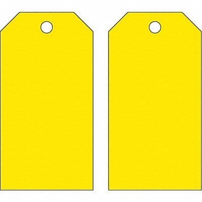 Blank Tag Polyester Colored PK25