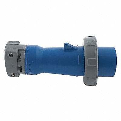 IEC Pin and Sleeve Plug 100 A Blue 2Pl