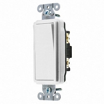 Wall Switch Wht 15A Back Side SnglPole Wall Switch Wht 15A Back Side SnglPole