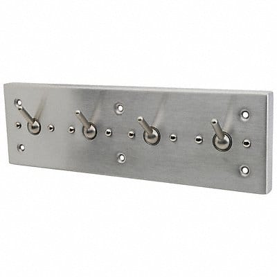 Clothes Hooks SS Satin 5 1/2 in W