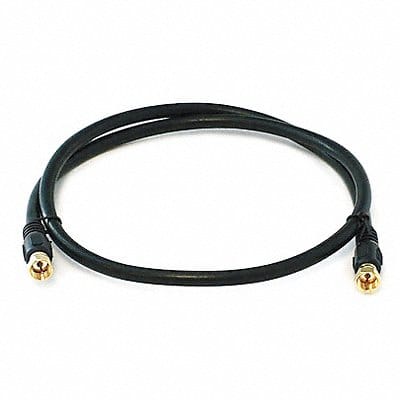 Coaxial Cable RG-6 3 ft Black Coaxial Cable RG-6 3 ft Black