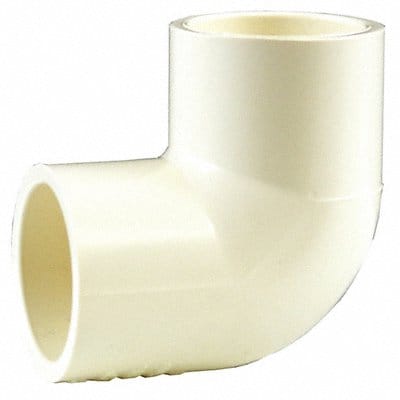 90 CTS Elbow 1/2 in Schedule 40 White