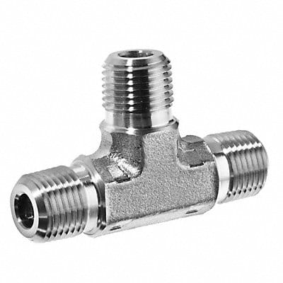 Male Tee 304 SS 1/4 Pipe Size NPT