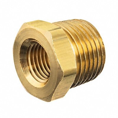 Hex Bushing Brass 1 1/4 x 3/8 in NPT Hex Bushing Brass 1 1/4 x 3/8 in NPT