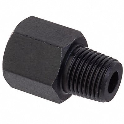 Adapter Black Zinc-Plated Brass 1/2 in