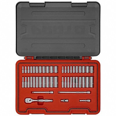 Socket Set 1/4 Drive 47 pcs. Metric/SAE