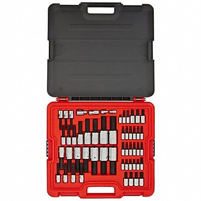 Hex Bit Set 1/4 3/8 1/2 Drive 54 pcs.