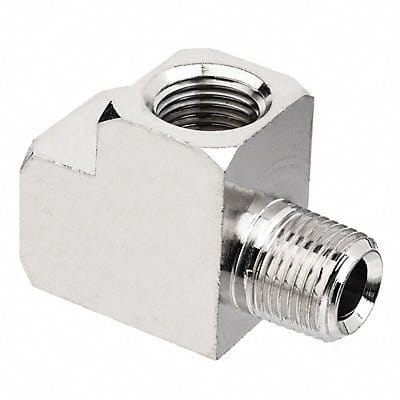 Run Tee Nickel-Plated Brass 3/8 in