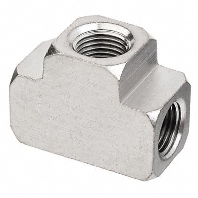 Tee Nickel-Plated Brass 1/8 in NPTF
