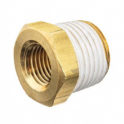 Hex Bushing Brass 1 x 1/2 in Class 125