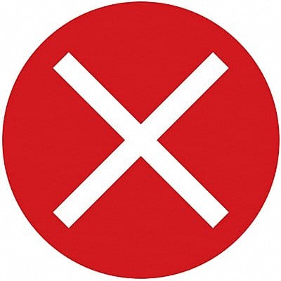 Safety Marking Label 6 in x 6 in