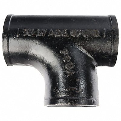 Tee Cast Iron 2 in Pipe Size Socket