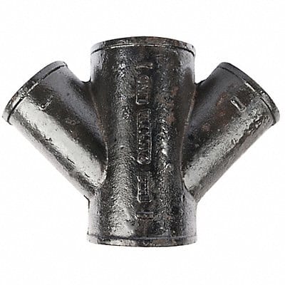 Double Wye Cast Iron 1 1/2 in Pipe Size