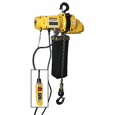Chain Hoist Electric 1000lb. 110V 20ft.