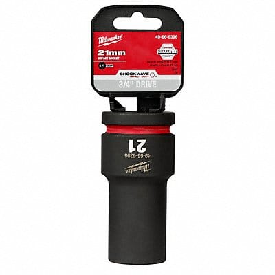 Deep Impact Socket Steel 21 mm