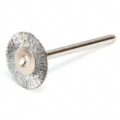 Miniature Wheel Brush Crimped Wire 3/4