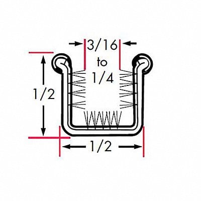Edge Grip Seal Window Channel 6 ft Rigid