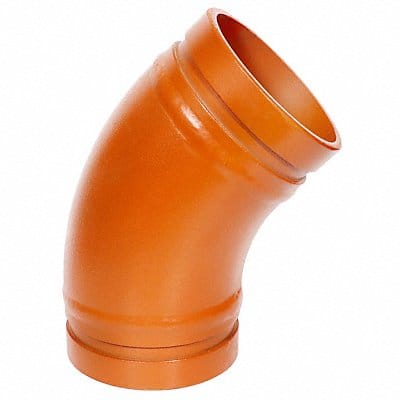 45 Long Radius Elbow Ductile Iron 3 in