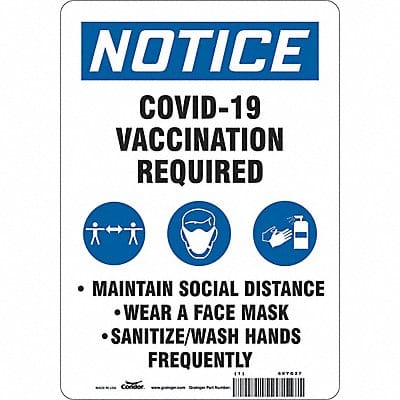 Facemask Reminder Safety Sign