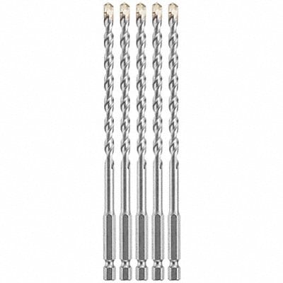 Hammer Drill Bit 1/4in 6in Length