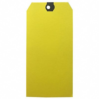 Blank Shipping Tag Paper Yellow PK1000