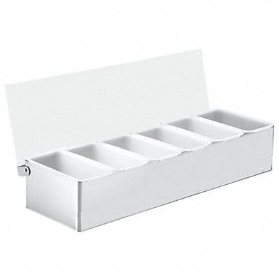 Condiment Holder 3 5/8 in H Silver