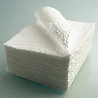 Dry Wipe 5 x 5 White