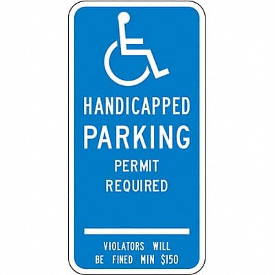 ADA Handicapped Parking Sign 24 x 12