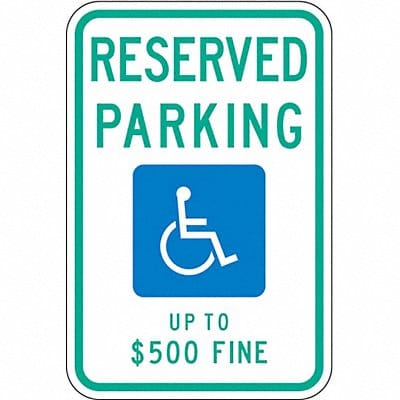 ADA Handicapped Parking Sign 18 x 12