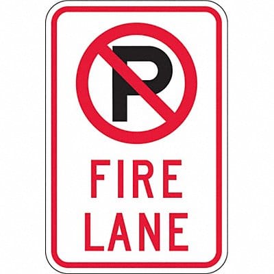 Fire Lane Parking Sign 18 x 12