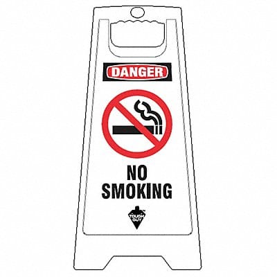 Danger No Smoking Sign Polypropylene