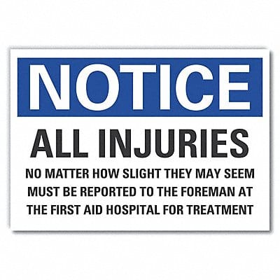 Acc Prevention Label 5 in x 7 in