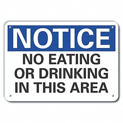Rflctv Dumping  Sign 7x10in Aluminum