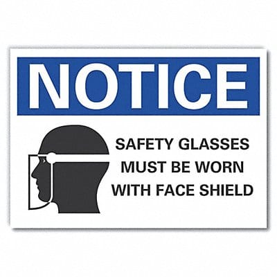 Eye Notice Rflctv Label 3.5inx5in