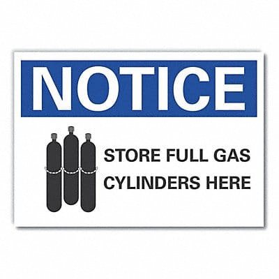 Cylinder Handling Notice Lbl 3.5x5in