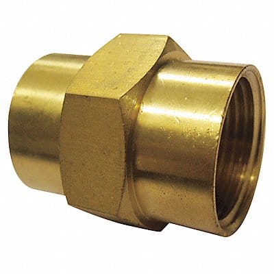Coupling Brass 3/8 in Female NPT 10 PK