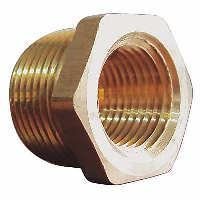 Hex Bushing Brass 3/4 x 1/2 in 5 PK