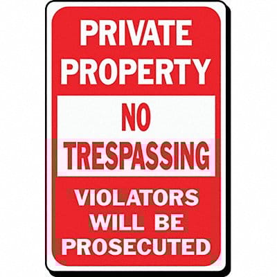 Sign Private Property No Trespassing HD