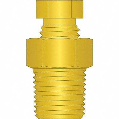 Tubing Connector Fitting Straight 1/8