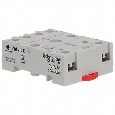 Relay Socket Square 6 Pins 30 A