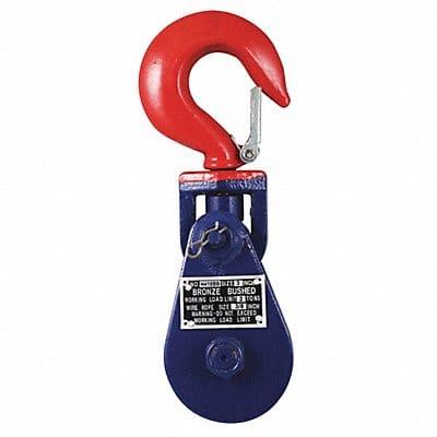 Snatch Hook Block 2T 3 3/8 W/R