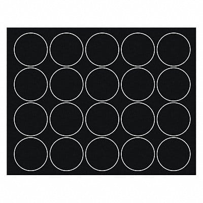 Magnetc Circles 3/4 Black PK20