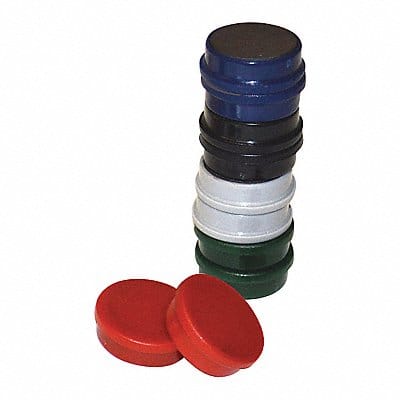 Super Magnets 3/4 Assort Colors PK10
