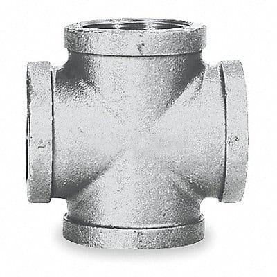 Cross Malleable Iron 1 in Pipe Size NPT