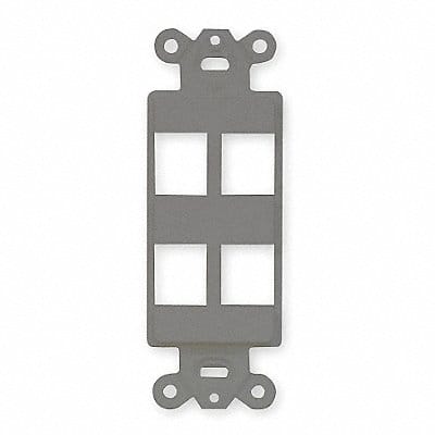 Outlet Frame 4 Port ISF Decorator Outlet