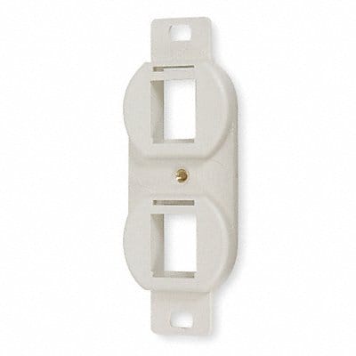 Outlet Frame 2P Flush Keystone Mounting
