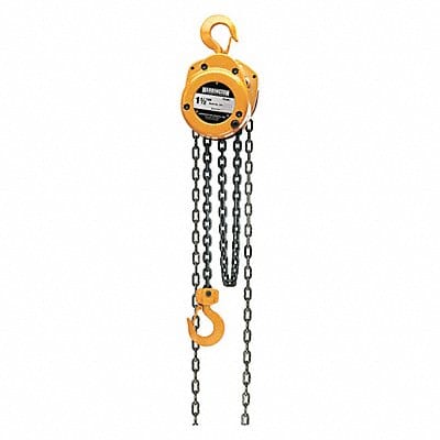 Manual Chain Hoist 3000 lb Lift 15 ft.